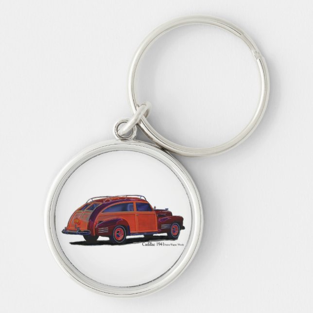 Cadillac station Wagon Keychain (Front)