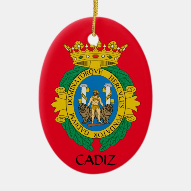 Cadiz*, Spain Christmas Ornament (Front)