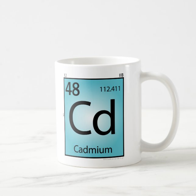 Cadmium (Cd) Element Mug (Right)
