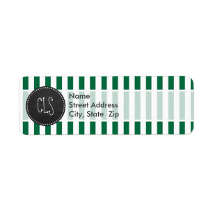 Cadmium Green Stripes; Retro Chalkboard