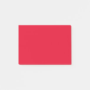 Cadmium Red Solid Colour Post-it Notes