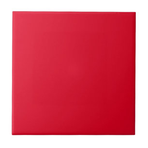 Cadmium Red Solid Colour Tile