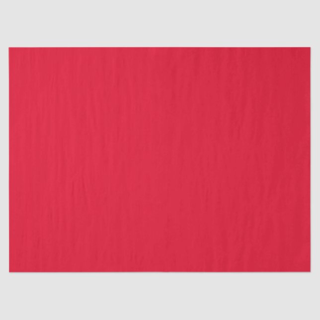 Cadmium Red Solid Colour Tissue Paper (Front)