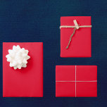 Cadmium Red Solid Colour Wrapping Paper Sheet<br><div class="desc">Cadmium Red Solid Colour</div>
