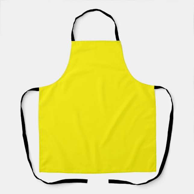 Cadmium yellow (solid colour)  apron (Front)