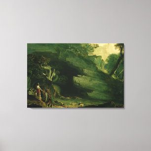 Cadmus and the Dragon Canvas Print