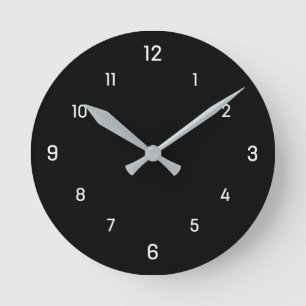 Cadran carré simple horloge murale avec cadrans bl