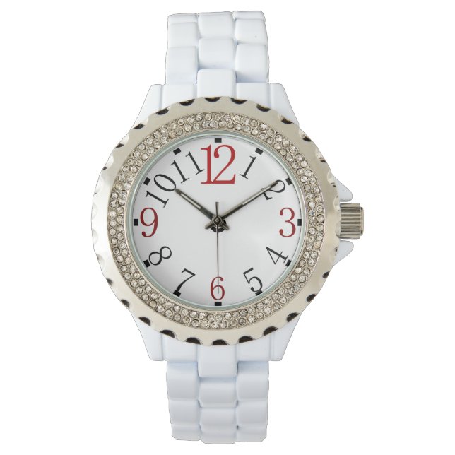 cadran de montre simple avec différentes couleurs (devant)