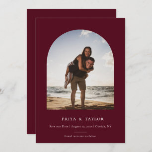 Cadre Arc Moderne Plat Enregistrer Le Carte photo