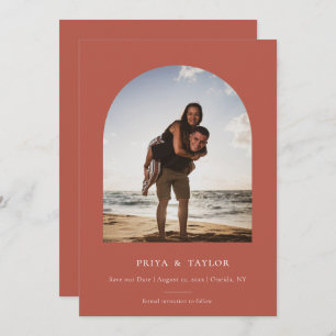 Cadre Arc Moderne Plat Enregistrer Le Carte photo 