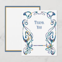 Cadre Art Nouveau Merci
