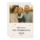 Cadre biologique moderne Joyeux Carte photo de Noë