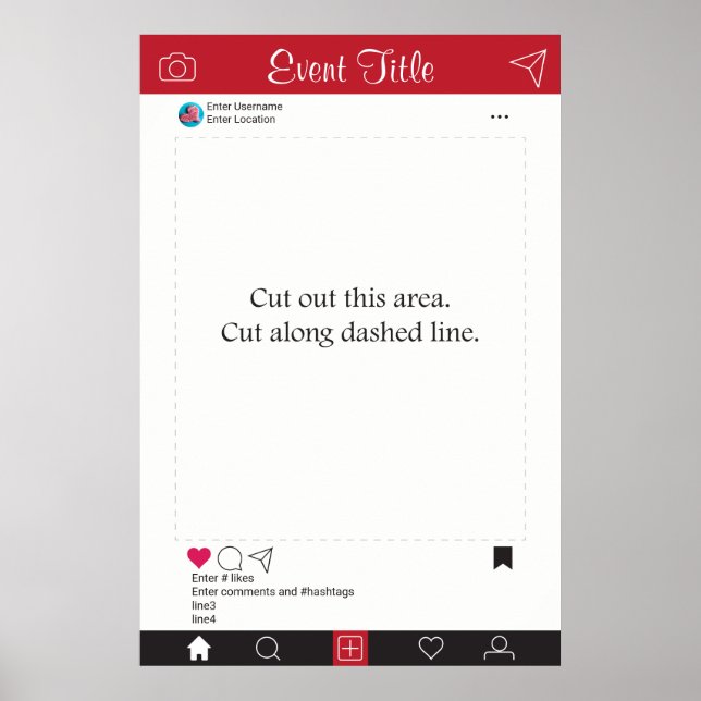Cadre de accessoires pour Photomaton Affiche Conce (Devant)
