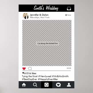 Cadre de fête pour réseaux sociaux Affiche de Prop