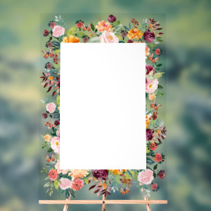 Cadre de fleurs de jardin anglais