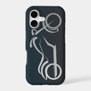 Cadre de moto argent noir Cool