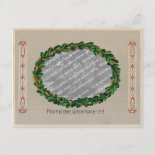 Cadre de photo de carte de Noël de Jugendstil - PC