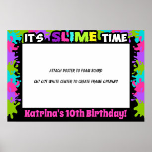 Cadre de photomaton en slime affiche accessoire ph