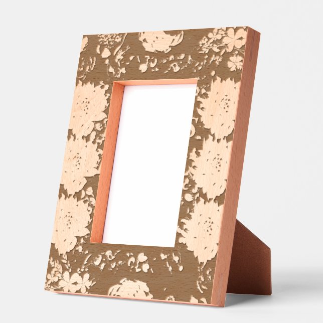 Cadre de Portrait Floral Élégant - Beau Flo Côté (Gauche)