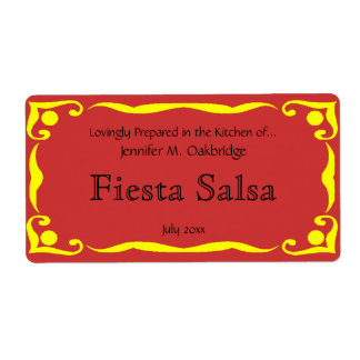 Cadre de style victorien jaune avec dos rouge Caye