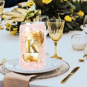 Cadre doré monogramme décoratif K