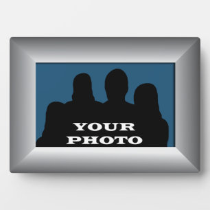 Cadre en argent Votre photo 5 x 7 Plaque horizonta