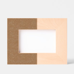 Cadre en bois teint personnalisé à deux tons - noi