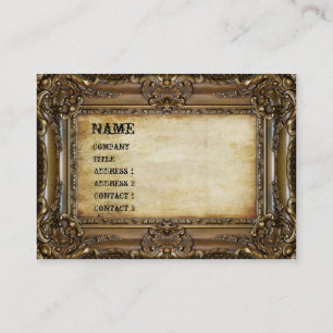 Cadre en bronze - carte de visite