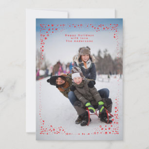 cadre étoilé Noël Carte photo de vacances