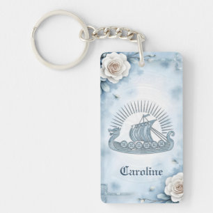 Cadre floral avec Rose et design celtique.