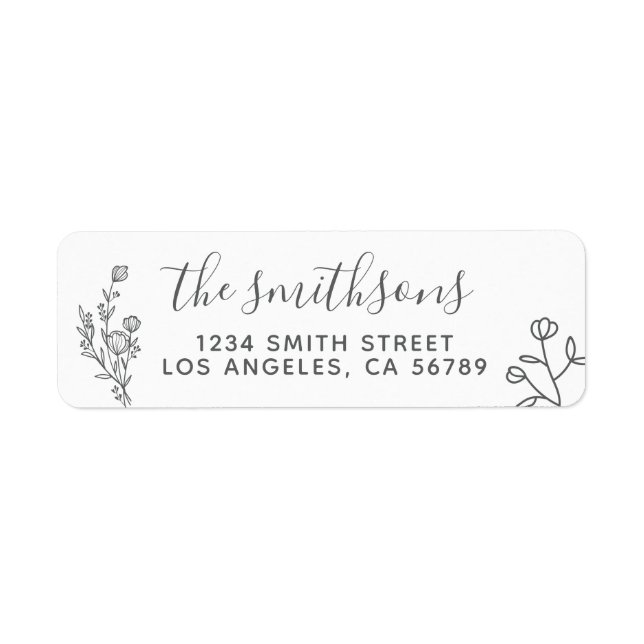 Cadre floral botanique | Signature Boho Chic (Devant)