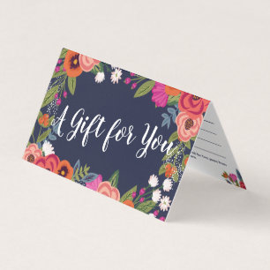 Cadre floral de Boho - certificat-prime