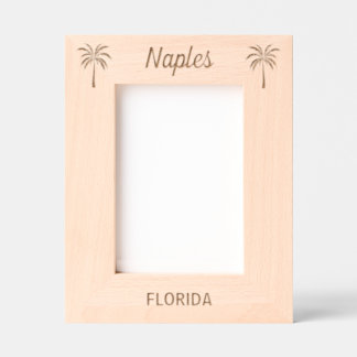 Cadre gravé au laser Naples Floride