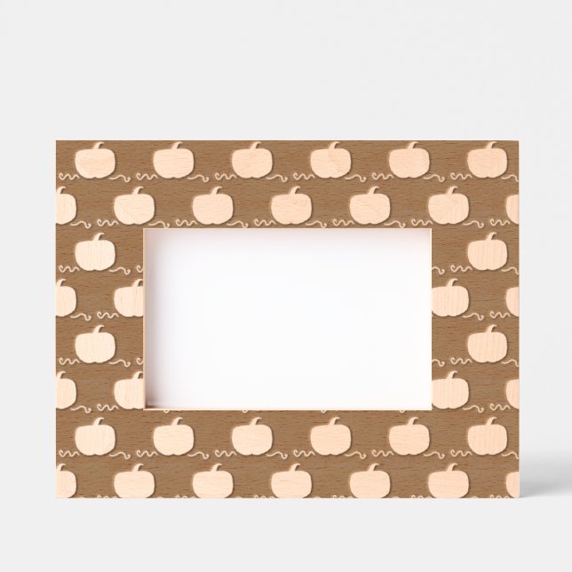 Cadre image de patch citrouille (Brown et orange) (Recto)