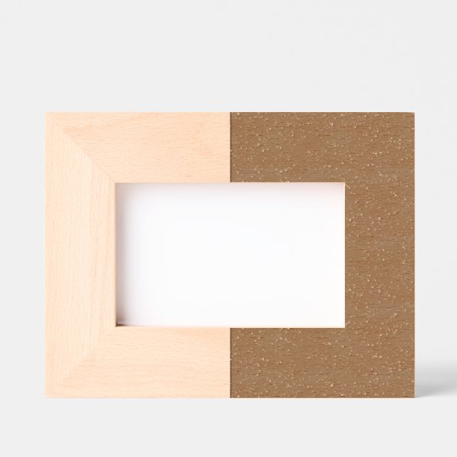 Cadre Laser-Etched Personnalisé - Contraste Maple& (Recto)