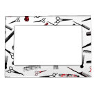 Noir rouge de cheveux naturels