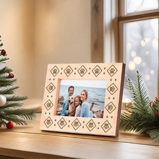 Cadre photo à laser