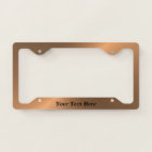 Cuivre brossé métal Look Texte métallique