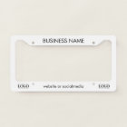 Logo et texte personnalisés de l'entreprise profes