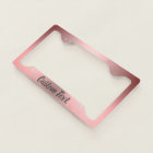 PInk Regarder en métal brossé avec script