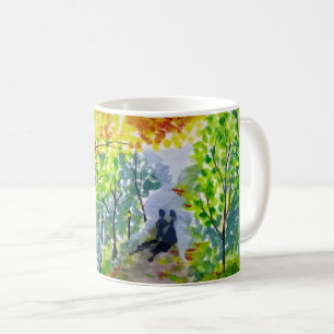 Cadre romantique tasse à café par Rashmi