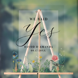 Cadre Whimsical Secret Garden Fleurs sauvages