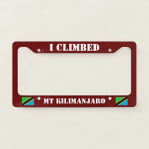 Cadres de licence du Kilimandjaro