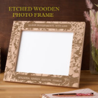 10"x8" Pour Grands-Parents Avec Une Frontière Flor