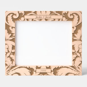 Cadres Gravés 10x8 Feuilles botaniques en gras avec texte person