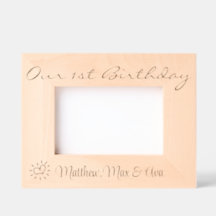 1er anniversaire Triplets, jumeaux, Noms, Photo, 6