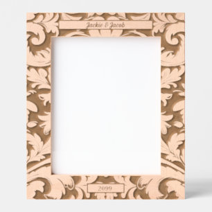 Cadres Gravés 8x10 Feuilles botaniques en gras avec texte person