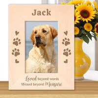 Animal Memorial Chien Chat Empreintes de pattes Cu