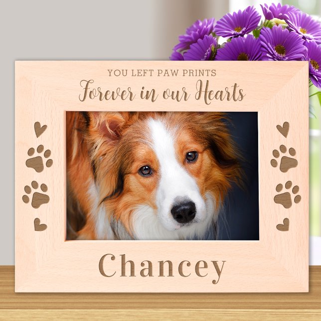 Cadres Gravés Animal Memorial Forever Chien Chat Personnalisé Bo (Créateur téléchargé)
