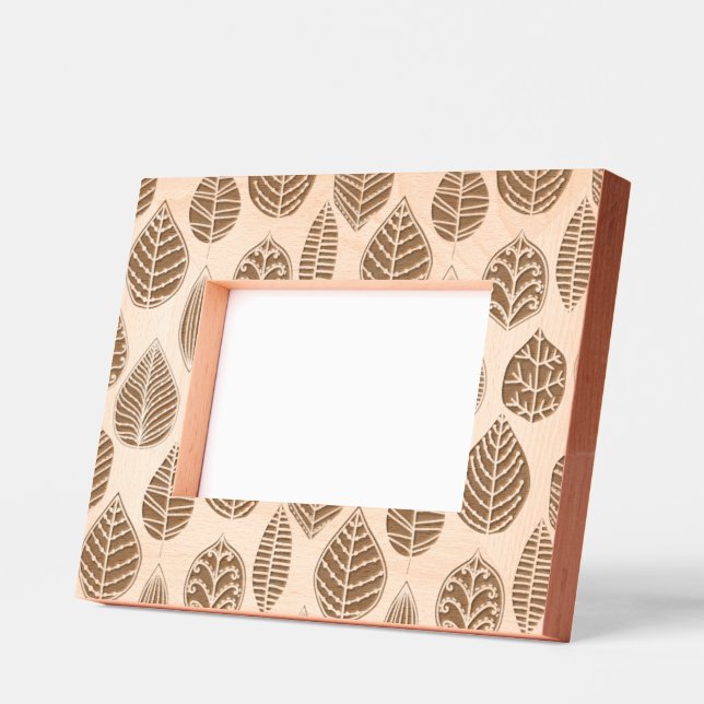 Cadres Gravés Assortiment de feuilles (Gauche)